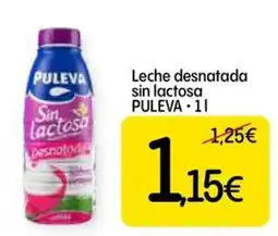 Dialprix PULEVA Leche desnatada sin lactosa oferta