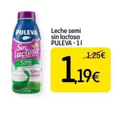 Dialprix PULEVA Leche semi sin lactosa oferta
