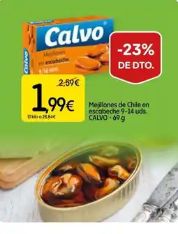 Dialprix CALVO Mejillones de Chile en escabeche oferta