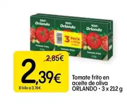 Dialprix ORLANDO Tomate frito en aceite de oliva oferta