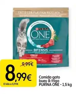 Dialprix PURINA ONE Comida gato buey & trigo oferta