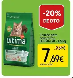 Dialprix ULTIMA CAT Comida gato pollo/arroz oferta