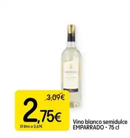 Dialprix EMPARRADO Vino blanco semidulce oferta
