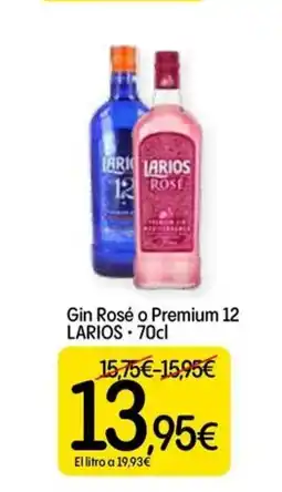Dialprix LARIOS Gin Rosé o Premium 12 oferta