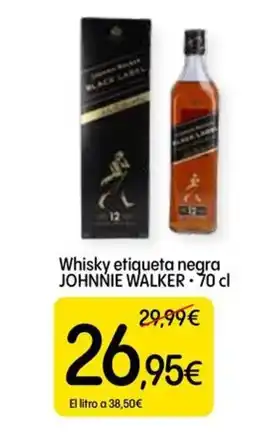 Dialprix JOHNNIE WALKER Whisky etiqueta negra oferta