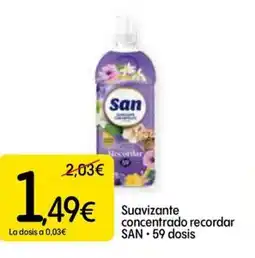 Dialprix SAN Suavizante concentrado recordar oferta