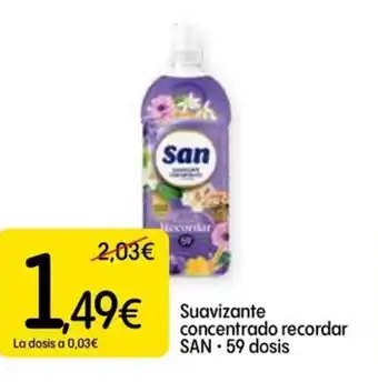 Dialprix SAN Suavizante concentrado recordar oferta