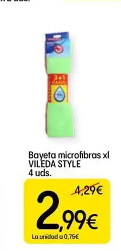 Dialprix VILEDA STYLE Bayeta microfibras xl oferta