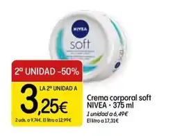 Dialprix NIVEA Crema corporal soft oferta