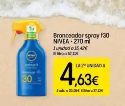 Dialprix NIVEA Bronceador spray f30 oferta