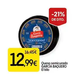 Dialprix GARCIA BAQUERO Queso semicurado oferta