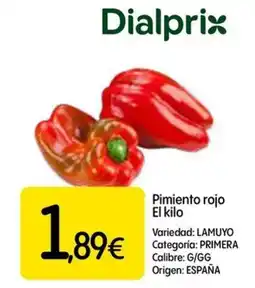 Dialprix Pimiento rojo oferta