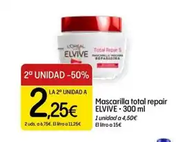 Dialprix ELVIVE Mascarilla total repair oferta