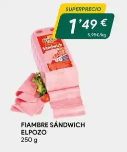 Masymas ELPOZO Fiambre sandwich oferta