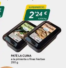 Masymas Paté la cuina oferta