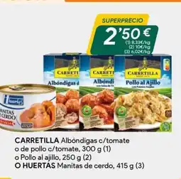 Masymas CARRETILLA Albóndigas c/tomate oferta