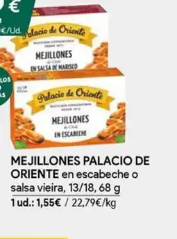 Masymas PALACIO DE ORIENTE Mejillones oferta