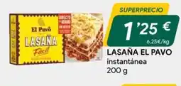 Masymas EL PAVO Lasaña oferta