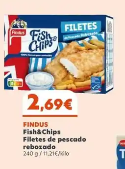 Masymas FINDUS Fish&Chips Filetes de pescado rebozado oferta