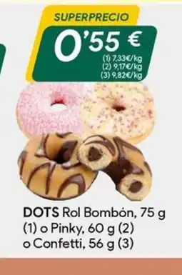 Masymas Dots rol bombón oferta