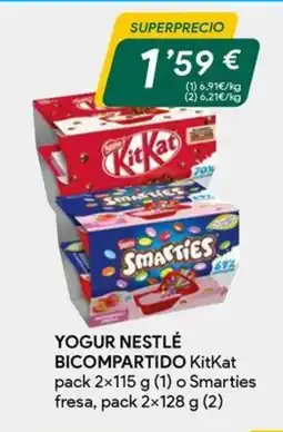 Masymas Yogur nestlé bicompartido oferta