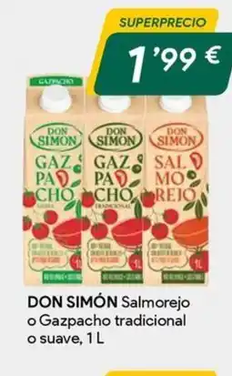 Masymas DON SIMÓN Salmorejo o Gazpacho tradicional o suave oferta