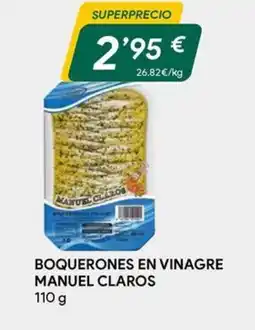 Masymas Boquerones en vinagre manuel claros oferta
