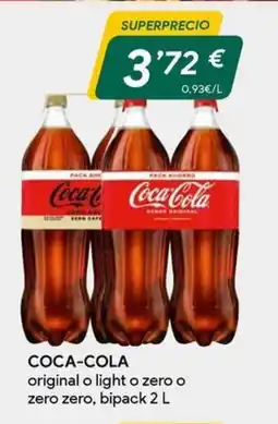Masymas COCA-COLA original o light o zero o zero zero oferta