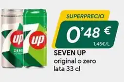 Masymas SEVEN UP original o zero lata oferta