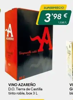 Masymas VINO AZAREÑO D.O. Tierra de Castilla tinto roble oferta
