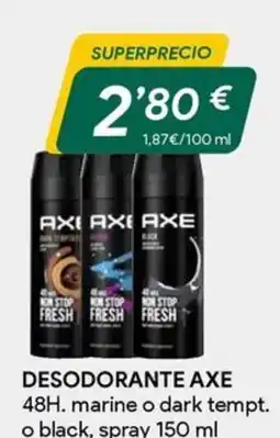 Masymas AXE Desodorante oferta