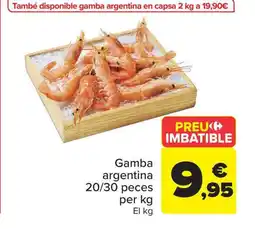 Gamba argentina 20/30 peces