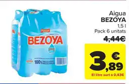Carrefour Market BEZOYA Aigua oferta