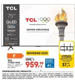 TCL TV QLED 75P8K