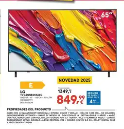 Worten LG TV 65QNED84A6C oferta