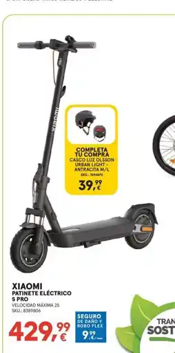 Worten XIAOMI Patinete eléctrico 5 pro oferta