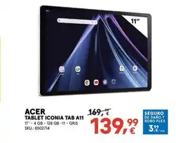 Worten ACER Tablet iconia tab a11 oferta
