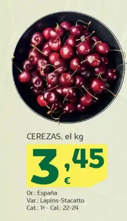 HiperDino Cerezas oferta