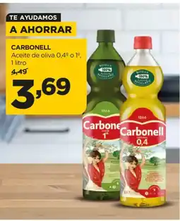 Alimerka CARBONELL Aceite de oliva 0,4° o 1º oferta