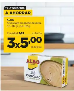 Alimerka ALBO Atún claro en aceite de oliva oferta