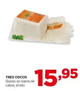 Alimerka TRES OSCOS Queso en barra de cabra oferta