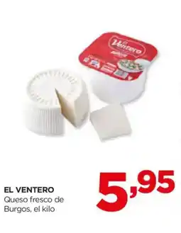 Alimerka EL VENTERO Queso fresco de Burgos oferta