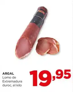 Alimerka ARGAL Lomo de Extremadura duroc oferta