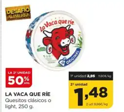 Alimerka LA VACA QUE RÍE Quesitos clásicos o light oferta