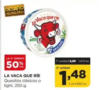 Alimerka LA VACA QUE RÍE Quesitos clásicos o light oferta
