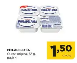 Alimerka PHILADELPHIA Queso original oferta