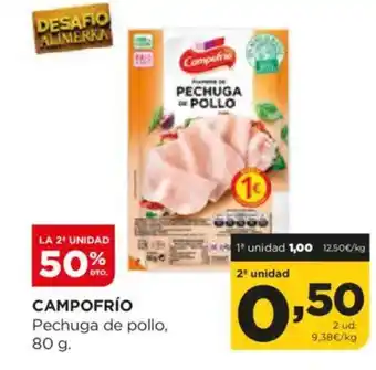 Alimerka CAMPOFRÍO Pechuga de pollo oferta