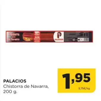 Alimerka PALACIOS Chistorra de Navarra oferta