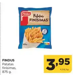 Alimerka FINDUS Patatas finísimas oferta