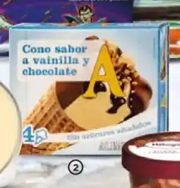 Alimerka ALIMERKA Helado vainilla y chocolate sin azúcar oferta